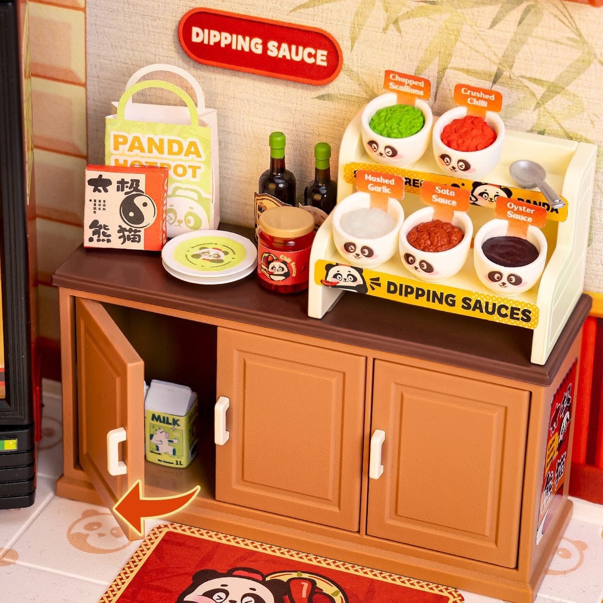 Rolife Super Creator Miniature House - Panda Hot Pot DW020