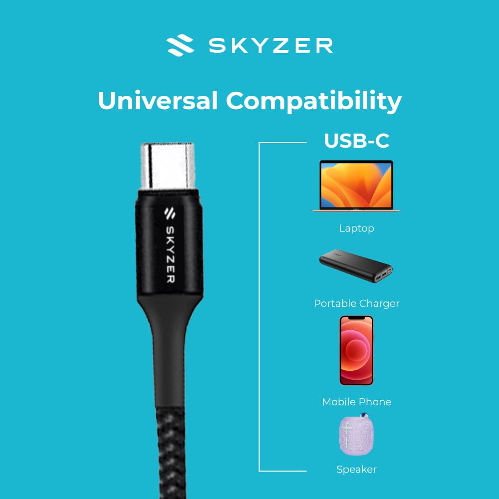 Skyzer AC531 Premium USB-C To USB-A Cable (1.2m)