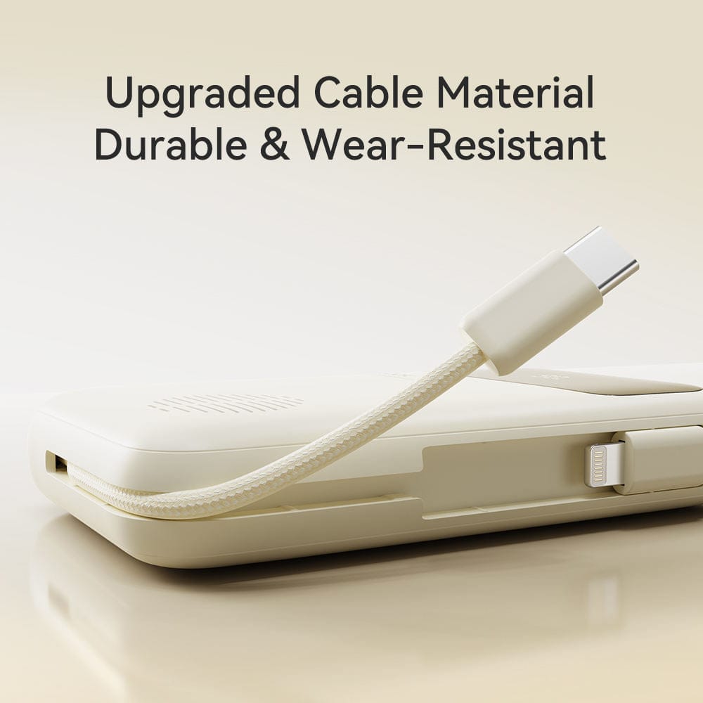 ROCK P72 PD 22.5W Fast Charging Power Bank with Built-in Cables (10000mAh)