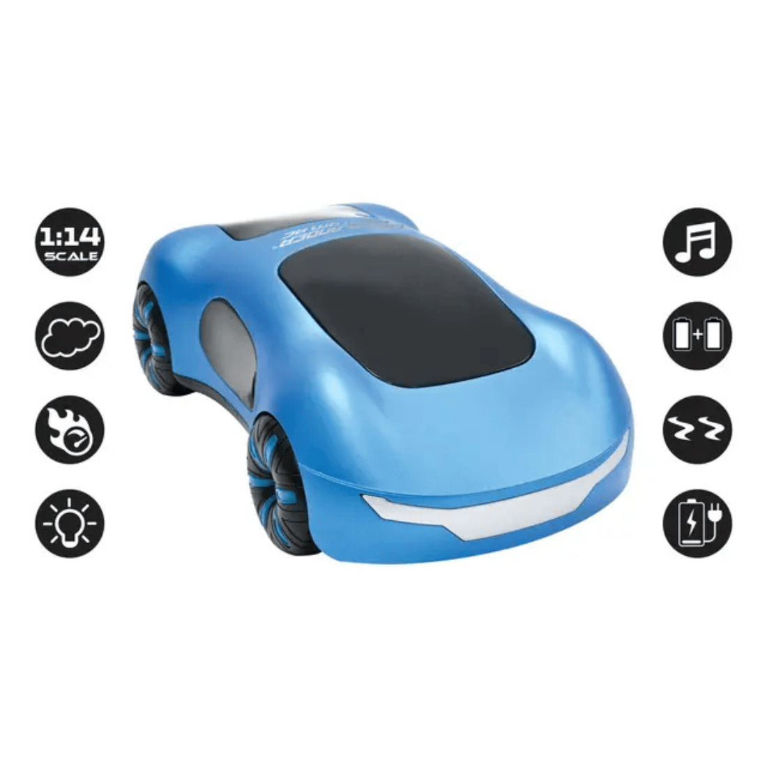 Lexibook RC65 Crosslander Phantom Rechargeable and Programmable Remote Control Car with Lights, Sounds & Smoking Effects