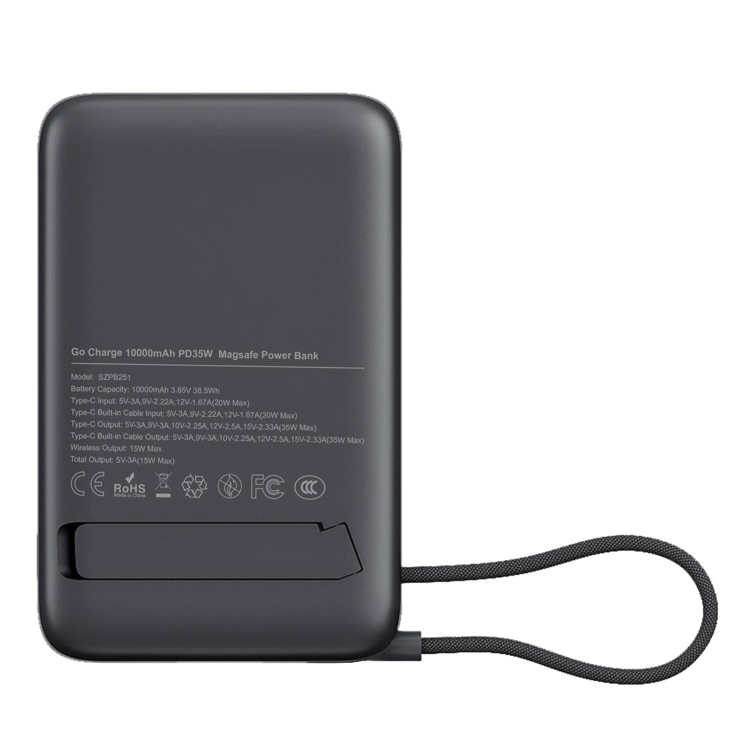 Skyzer PB251 GoCharge 251 Qi2 10000mAh Powerbank