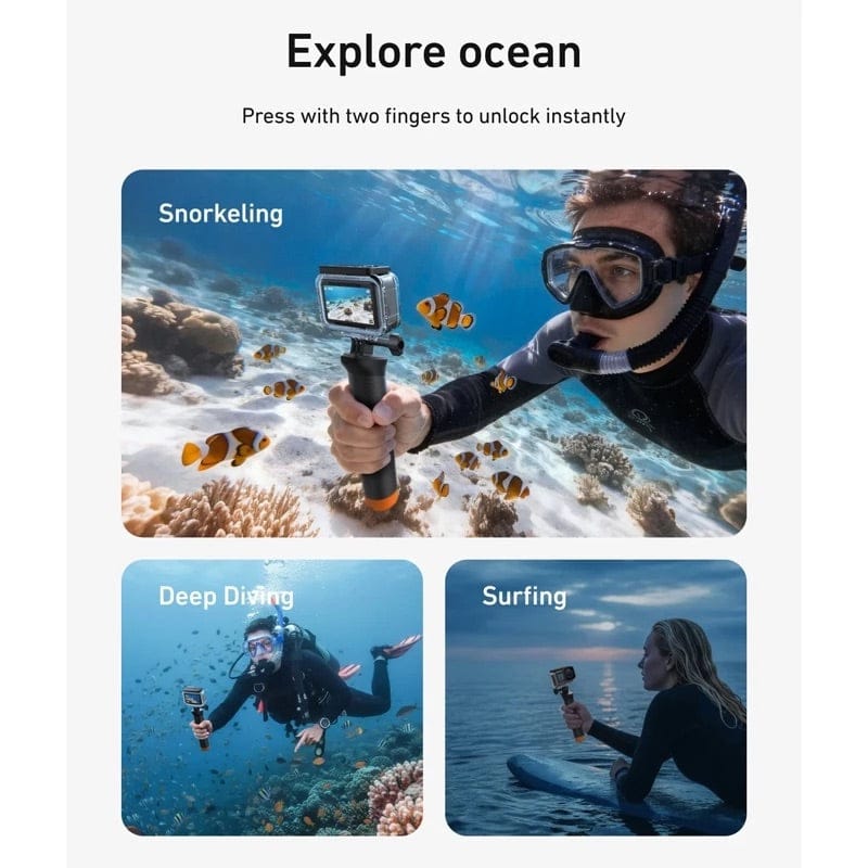 Telesin 60m Waterproof Case For DJI Osmo Action 6