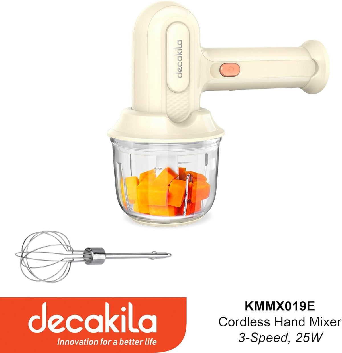 Decakila KMMX019E Cordless Hand Mixer