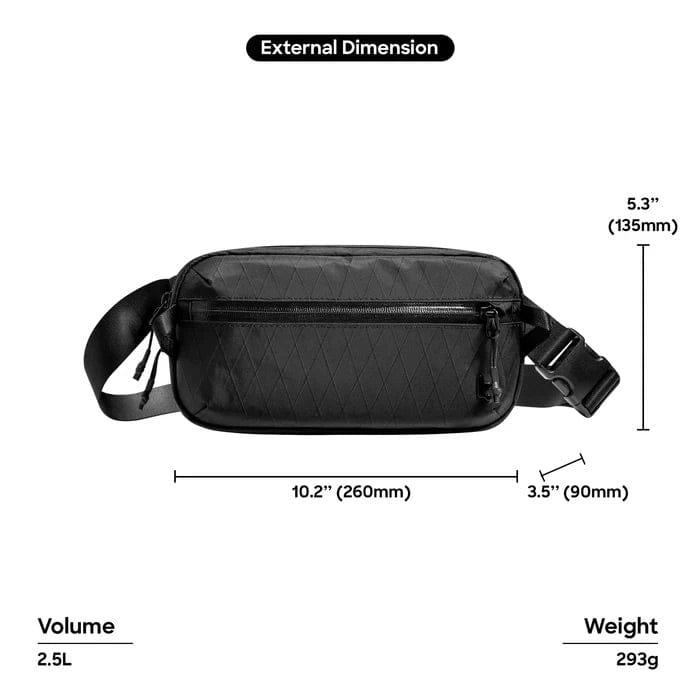 Tomtoc Aviator T35 X-Pac Sling Bag With RFID