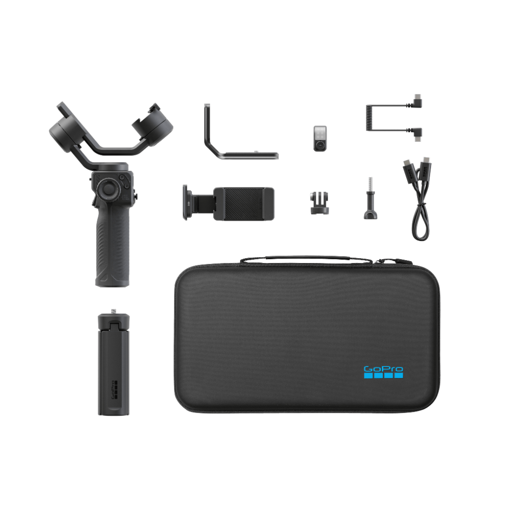 GoPro Fluid Pro AI Premium Multi Device Gimbal Stabilizer With AI Tracking for Smartphone & Cameras