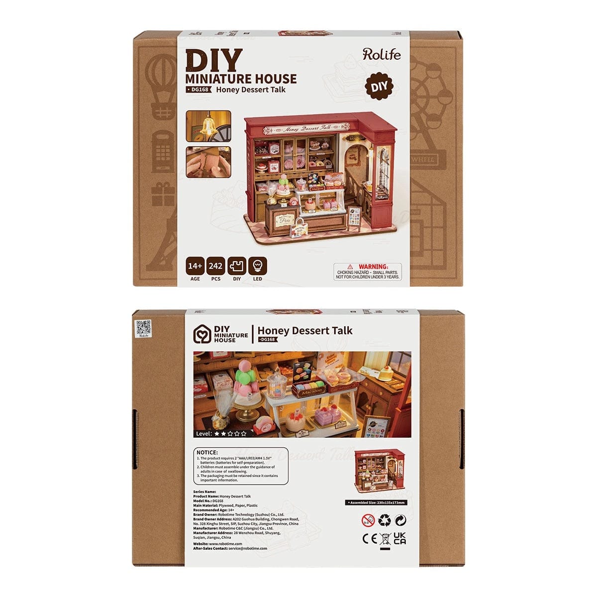 Rolife DIY Miniature House - Honey Dessert Talk DG168