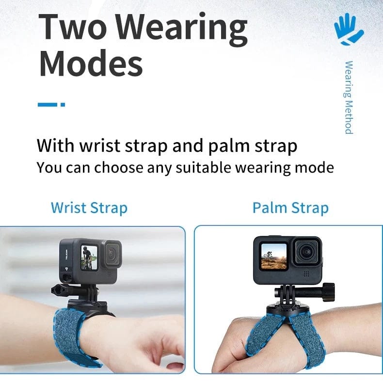 Telesin 360 Degree Steerable Wrist Strap for Action Cameras