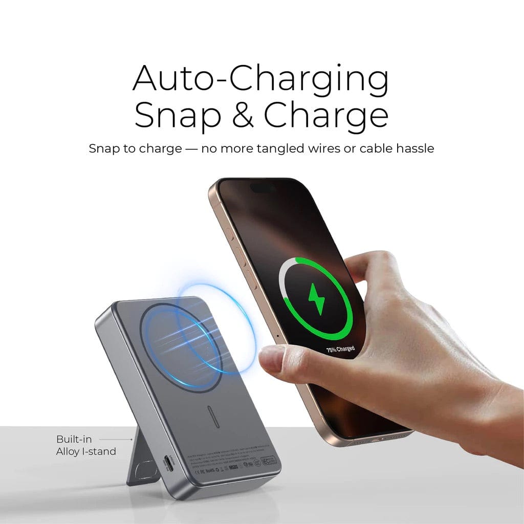 Mazer MagAir20 10,000 mAh 15W PD30W Magnetic Wireless Power Bank (CCC Certified)