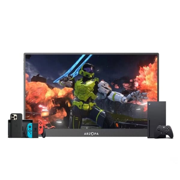 Arzopa A1T 15.6 inch 60Hz Full HD IPS Type C Portable Touchscreen Monitor