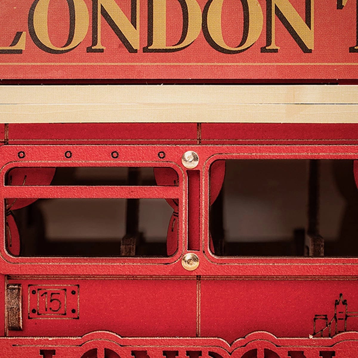 Rolife 3D Wooden Puzzle- London Bus TGM02
