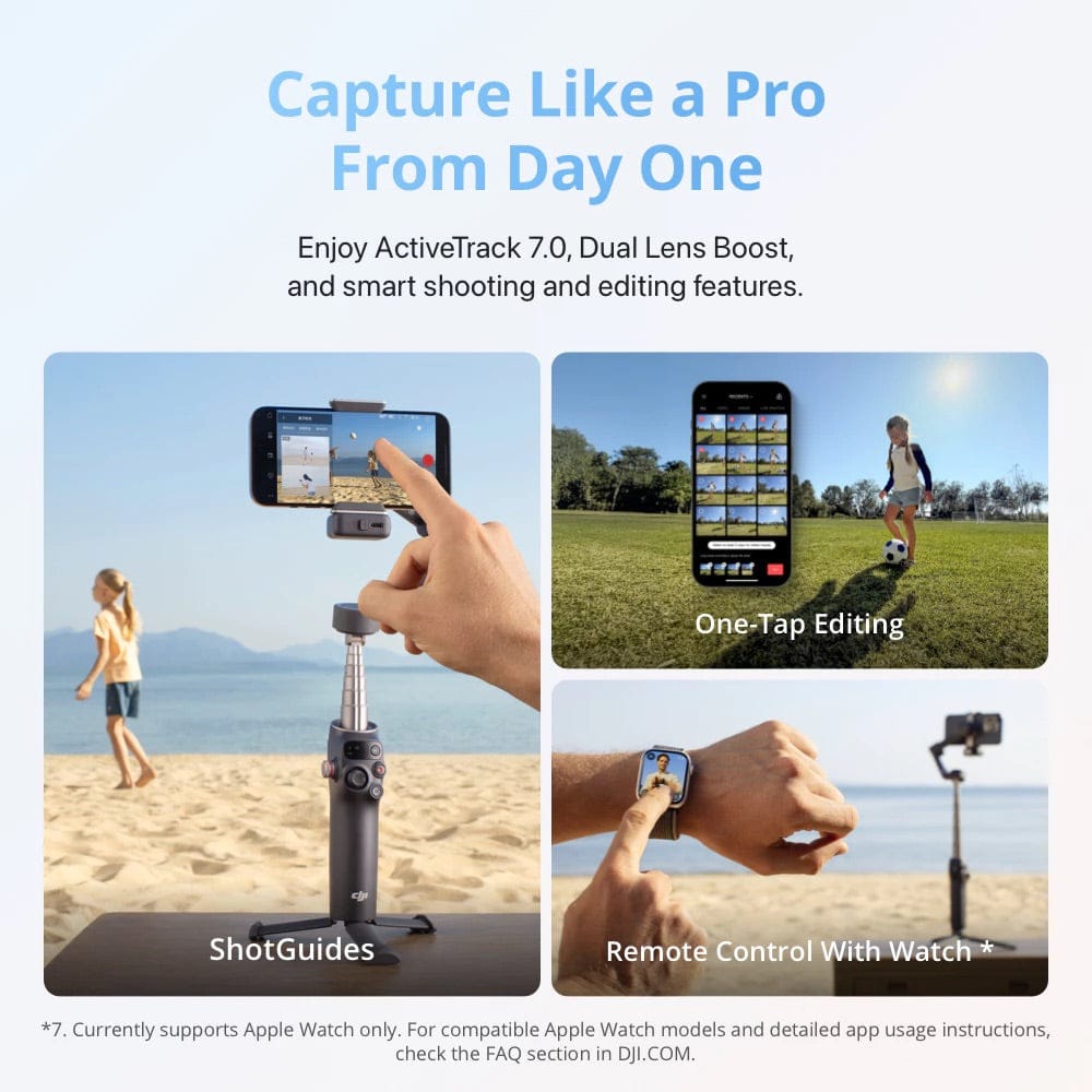 DJI Osmo Mobile 8 Flagship Intelligent Tracking Phone Gimbal