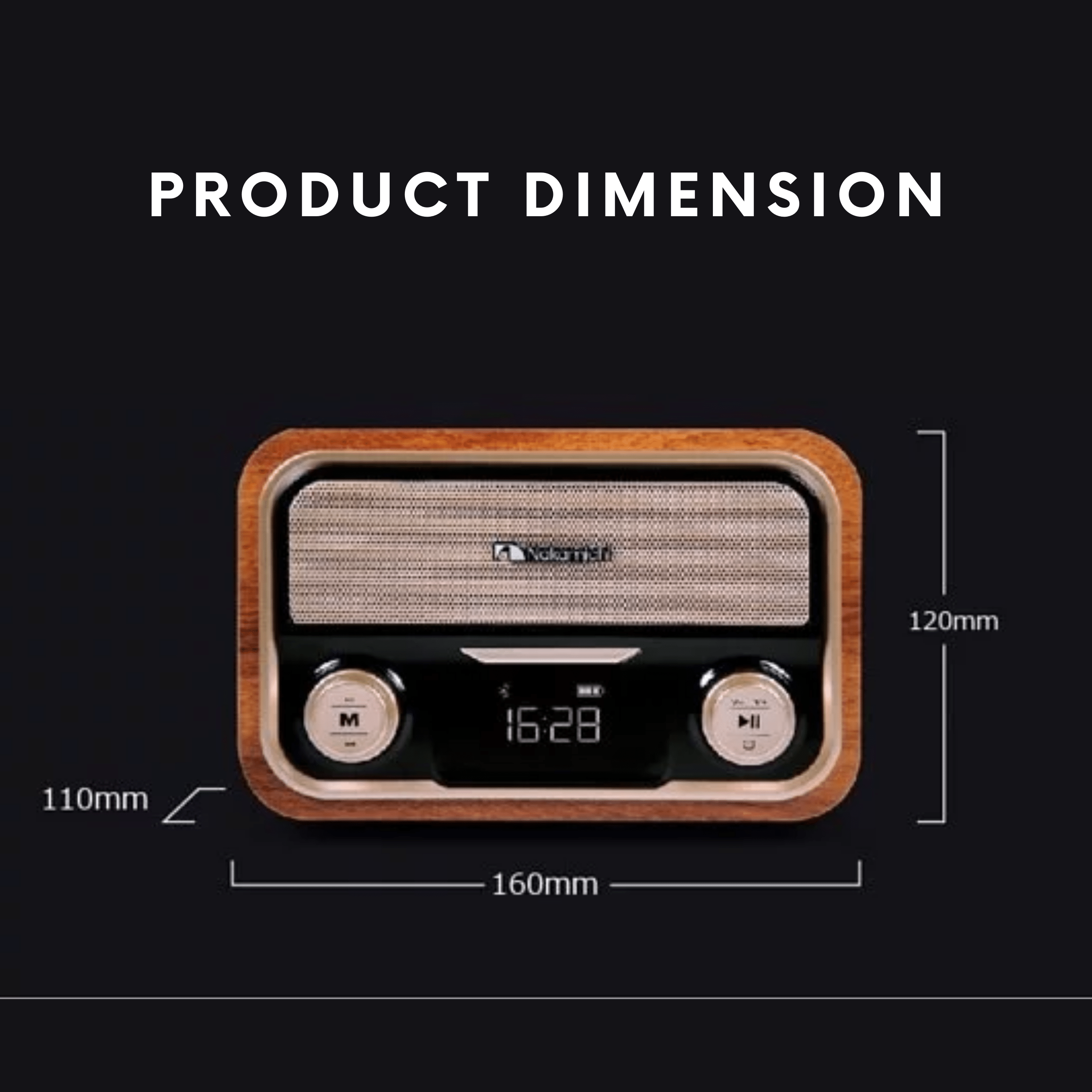 Nakamichi Soundbox Lite Bluetooth FM Radio Speaker