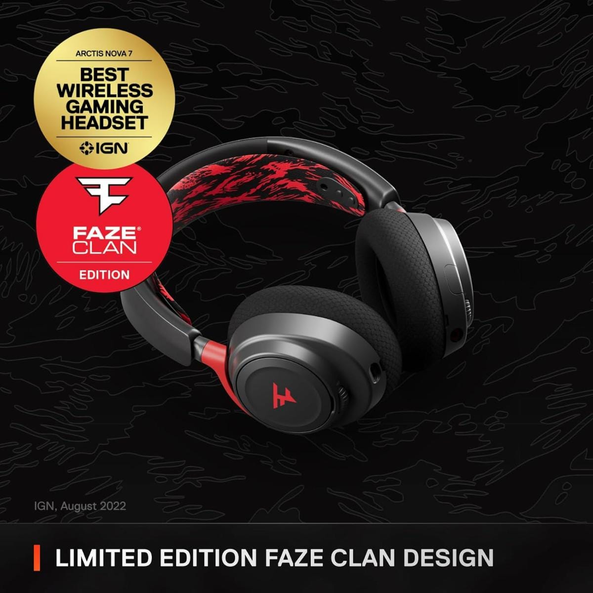 Steelseries Arctis Nova 7 Wireless Gaming Headset FaZe Clan Edition