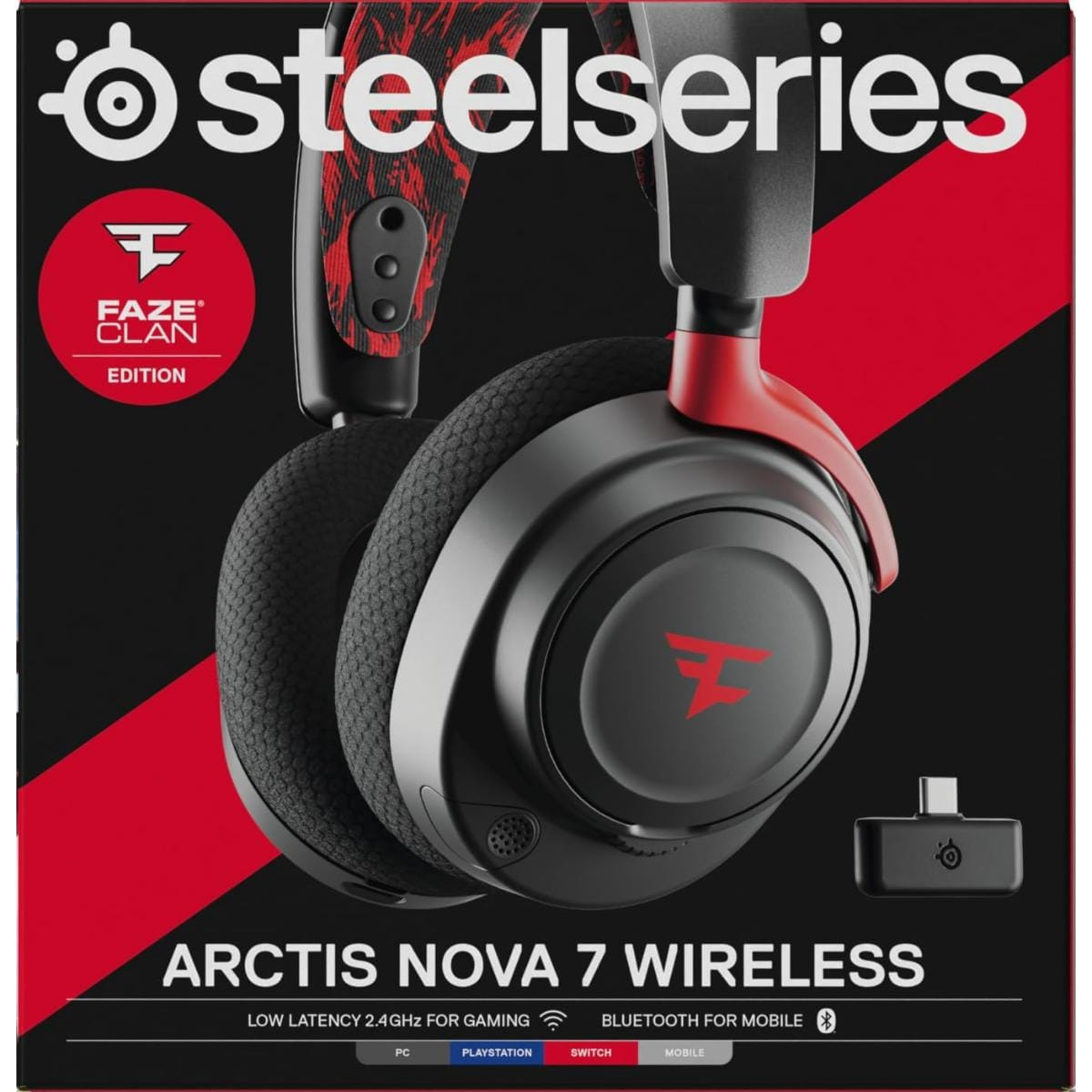 Steelseries Arctis Nova 7 Wireless Gaming Headset FaZe Clan Edition