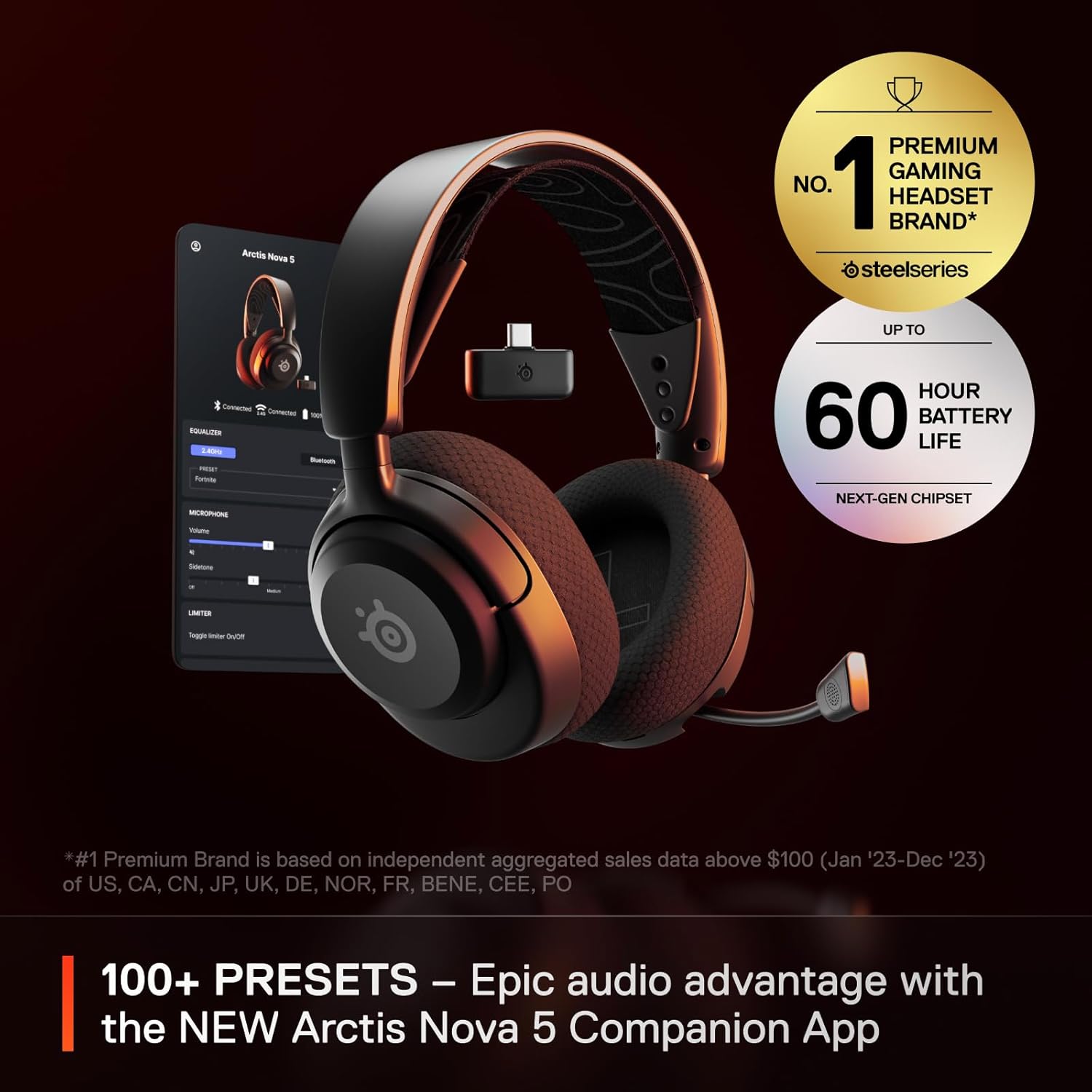 SteelSeries Arctis Nova 5 Wireless Gaming Headset