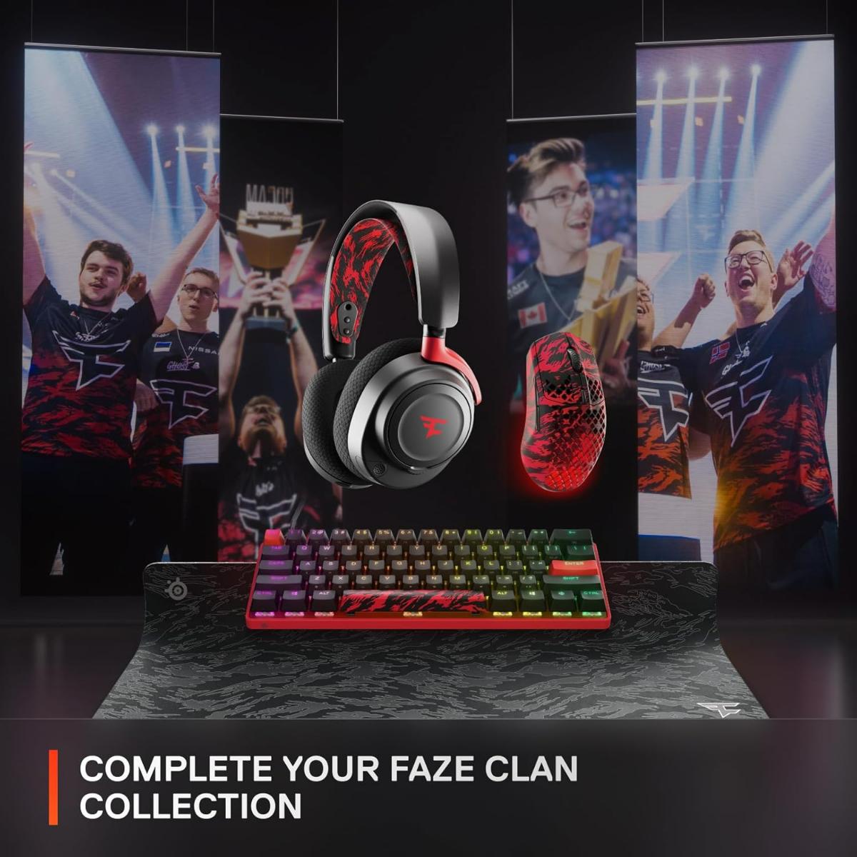 Steelseries Arctis Nova 7 Wireless Gaming Headset FaZe Clan Edition