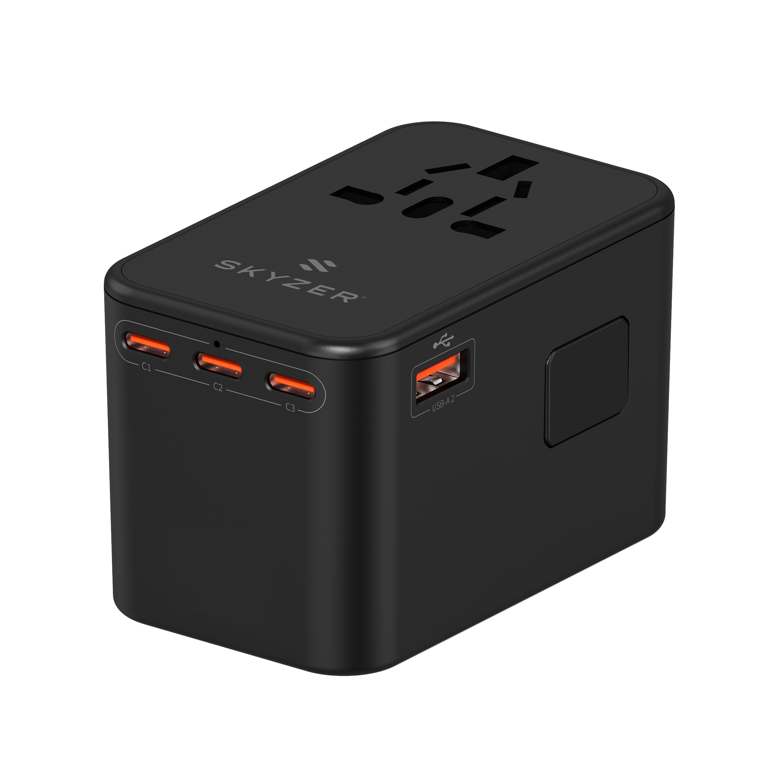 Skyzer SpeedMax 75W Fast Charging Travel Adapter