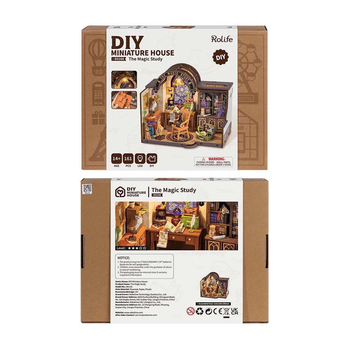Rolife DIY Miniature House - The Magic Study DG166