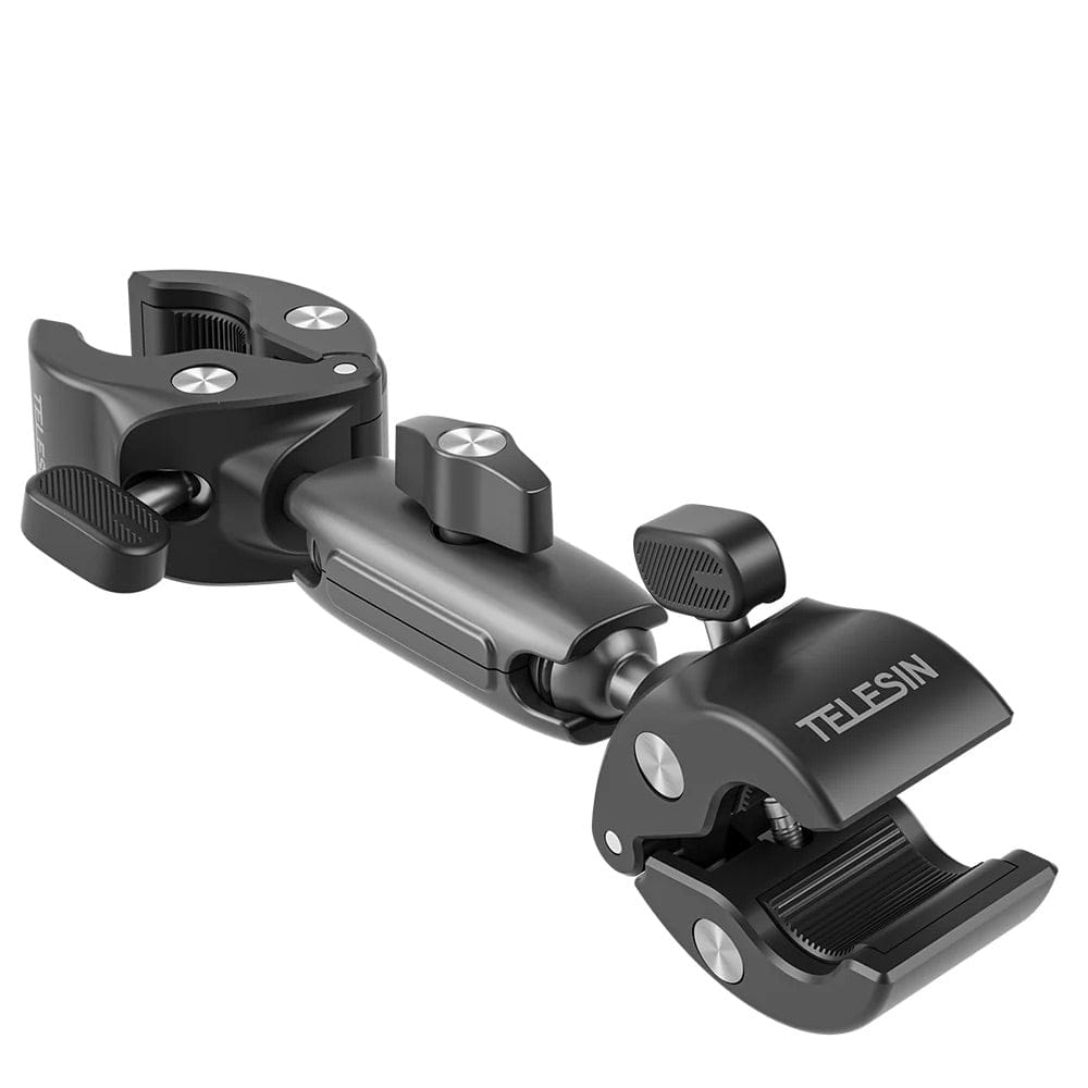 Telesin Double-headed Crab Clamp Bike/Moto Pipe Clamp