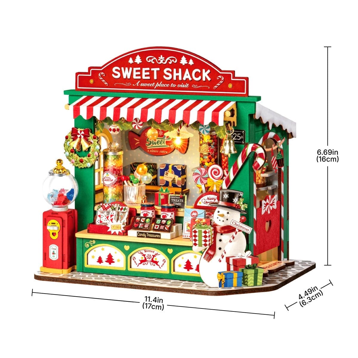 Rolife DIY Miniature House - Christmas Candy Stand DS043
