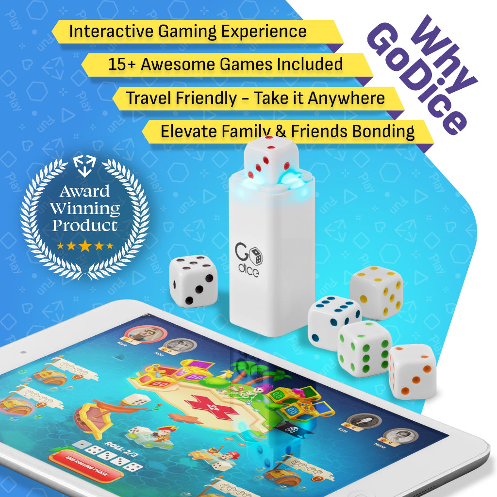 GoDice Full Pack for Interactive Board Games on Tablets