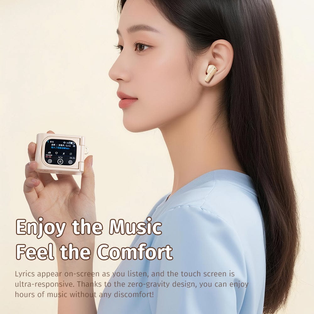 ROCK Crayon Shinchan RAU0797 Camera Style Bluetooth Earphones with Color Touch Screen
