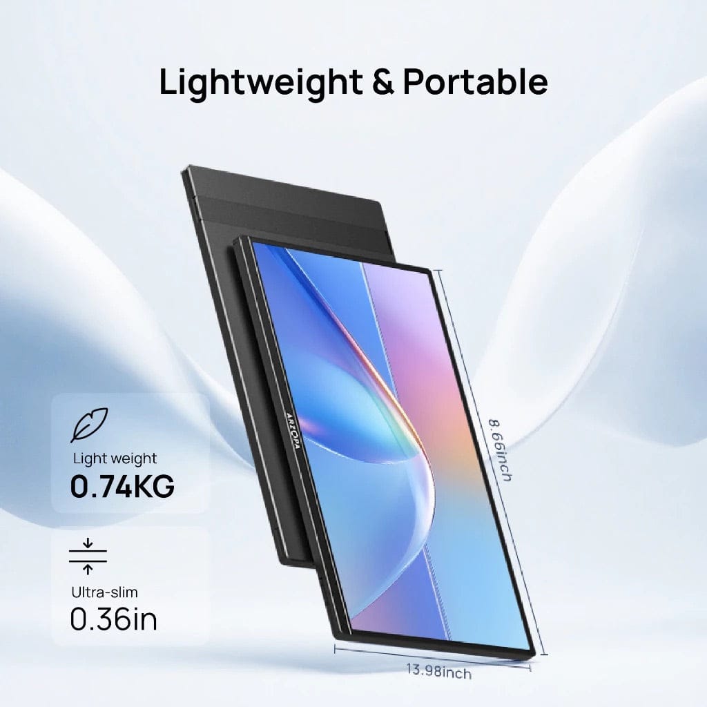 Arzopa A1T 15.6 inch 60Hz Full HD IPS Type C Portable Touchscreen Monitor