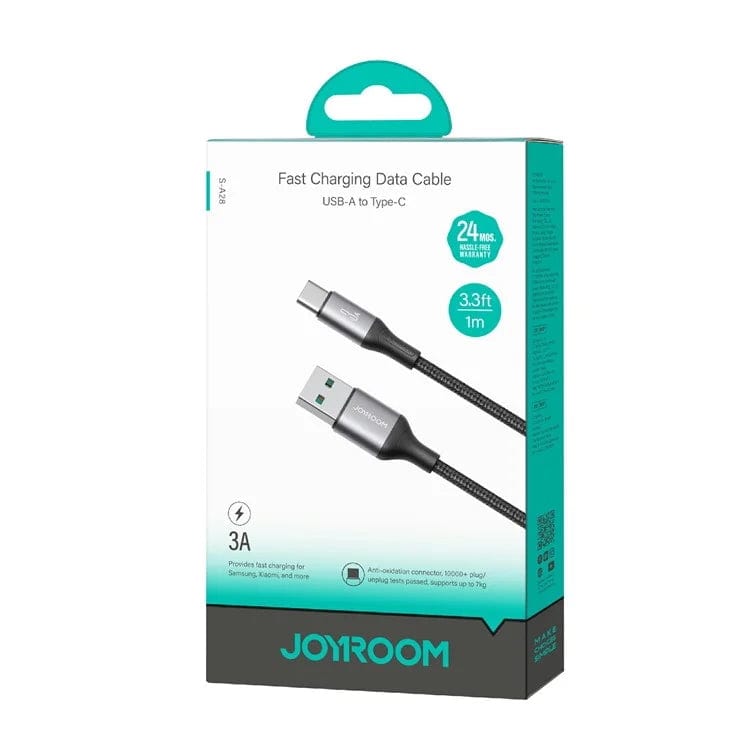 Joyroom S-A28 USB A To Type C Fast Charging Data Cable 1m