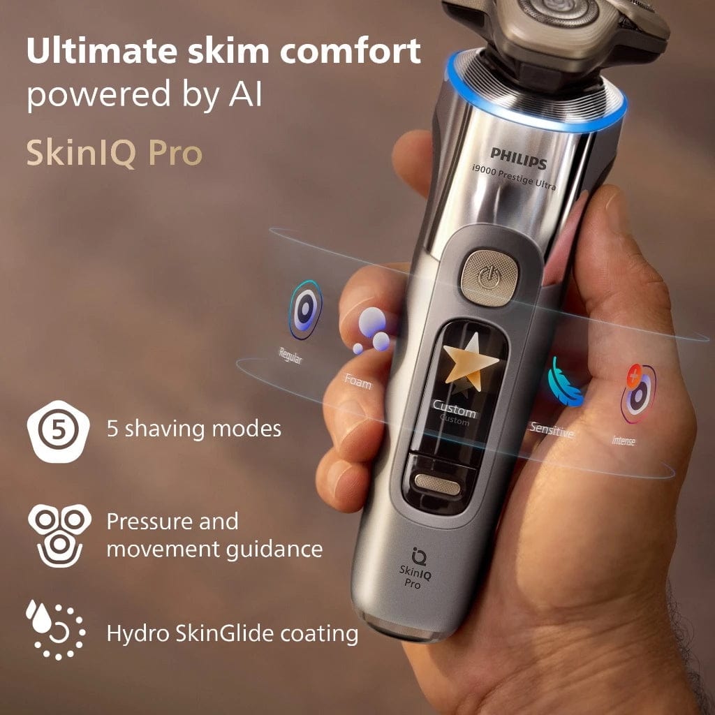 Philips XP9404/26 i9000 Prestige Ultra Wet & Dry Electric Shaver with SkinIQ Pro