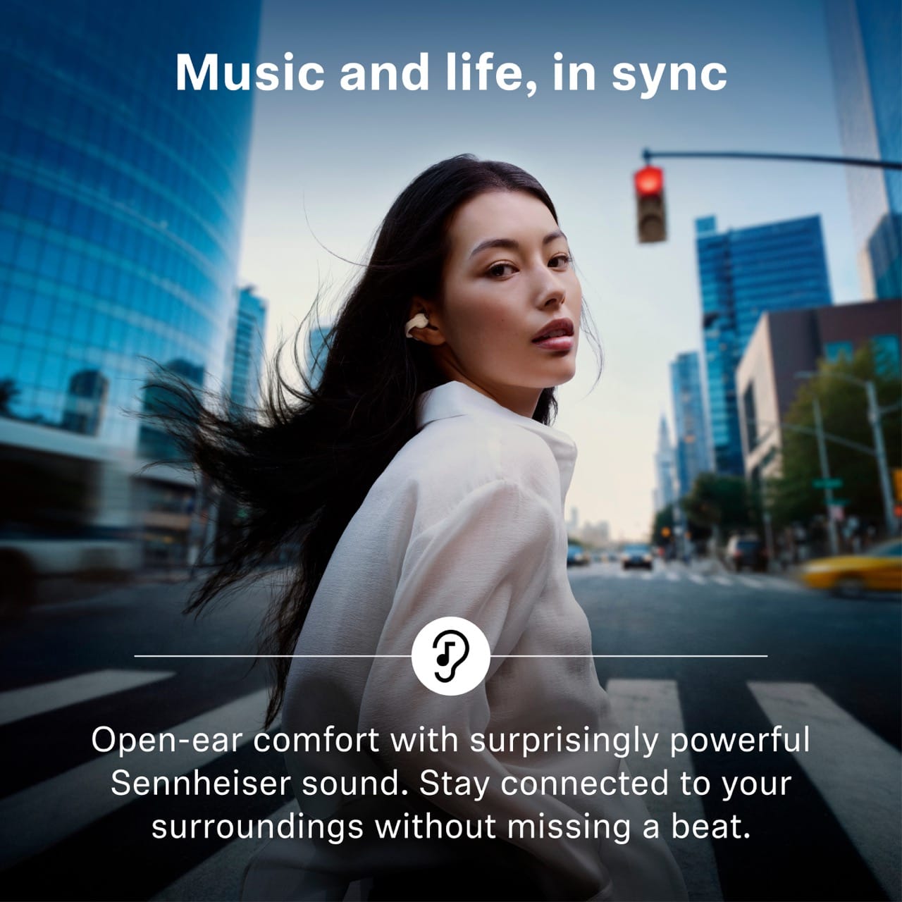 Sennheiser ACCENTUM Clip Open Ear True Wireless Earbuds