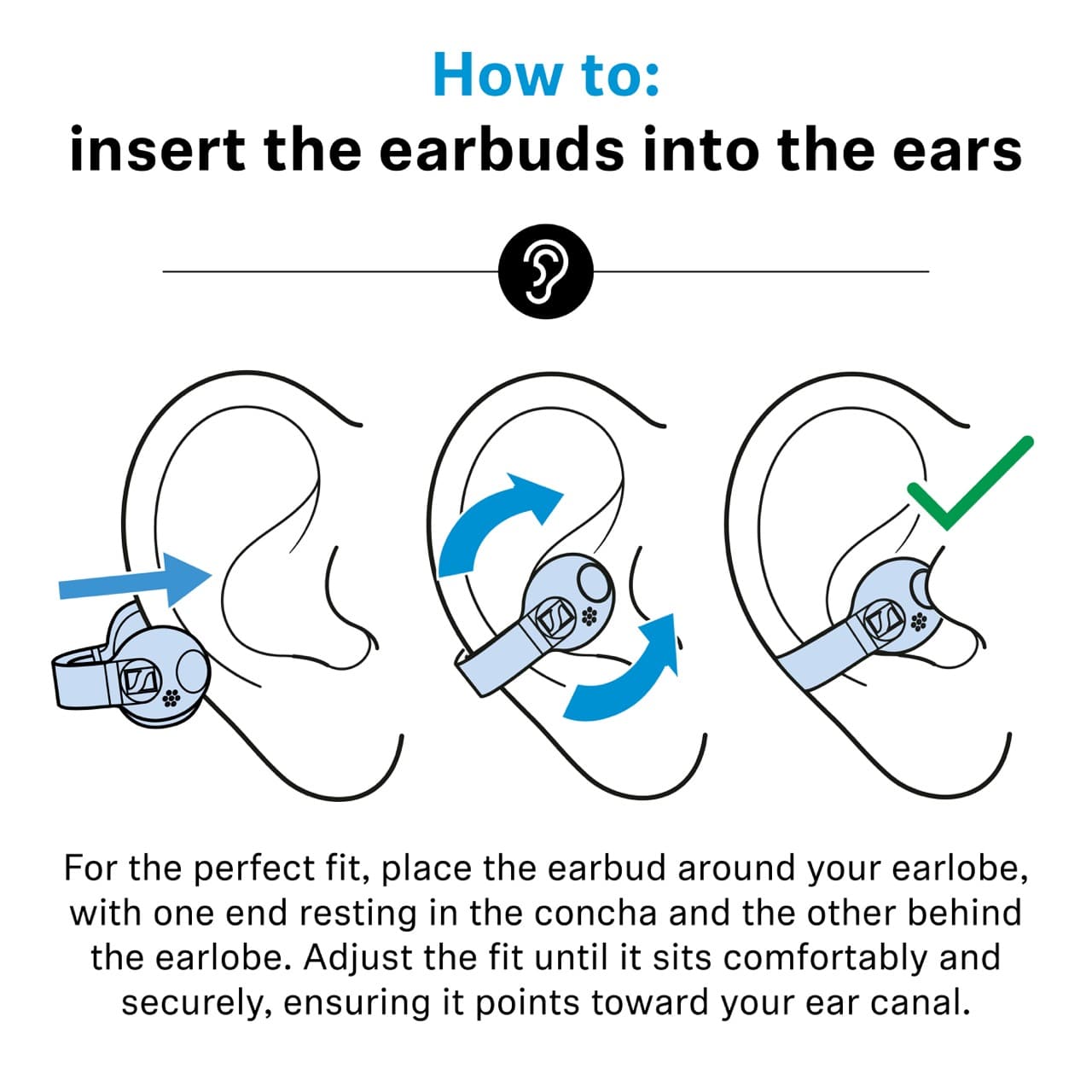Sennheiser ACCENTUM Clip Open Ear True Wireless Earbuds