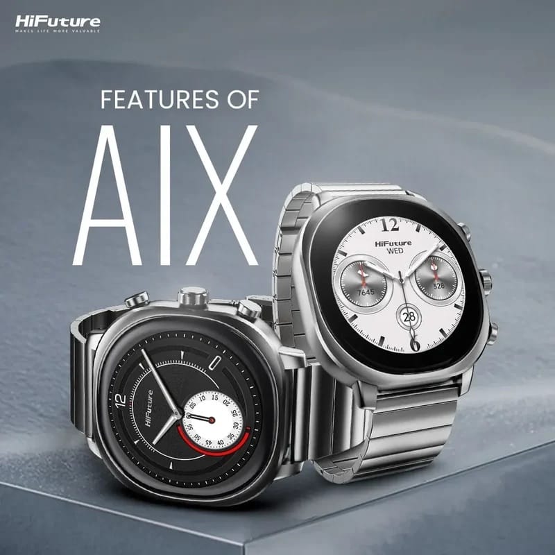 HiFuture AIX Stainless Steel Smartwatch