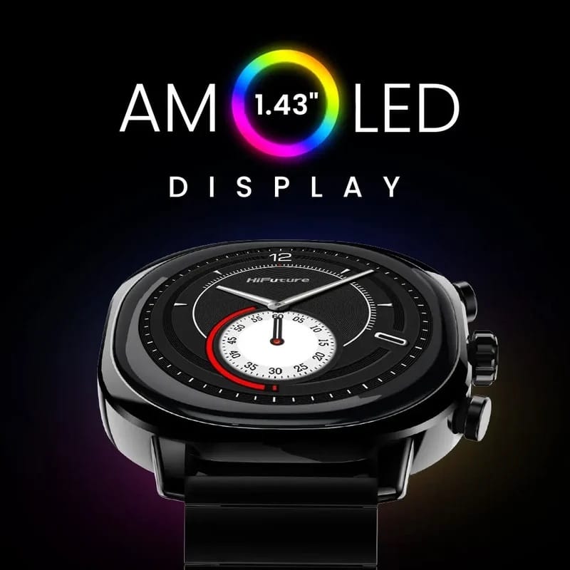 HiFuture AIX Stainless Steel Smartwatch