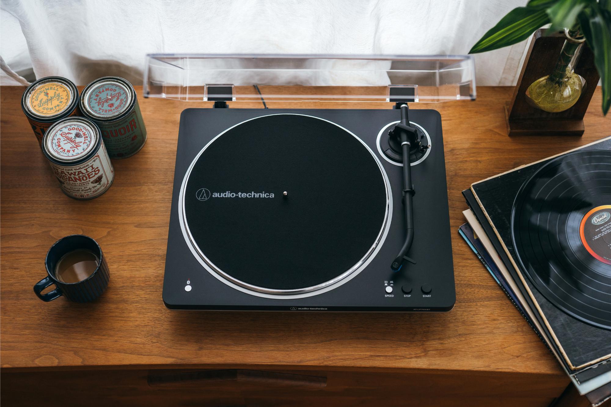 Audio-Technica LP70XBT Fully Automatic Wireless Belt-Drive Turntable