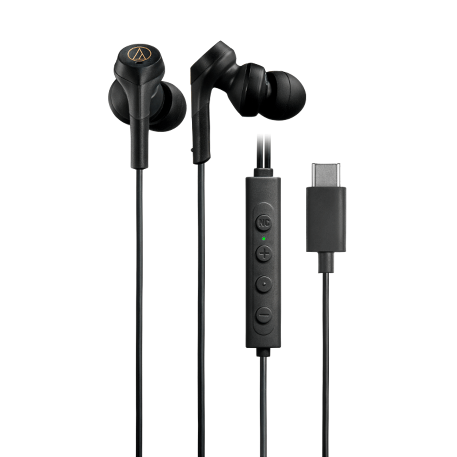 Audio-Technica ATH-CKS330NC Wired In-Ear Headphones with Noise Reduction and USB Type-C Connector