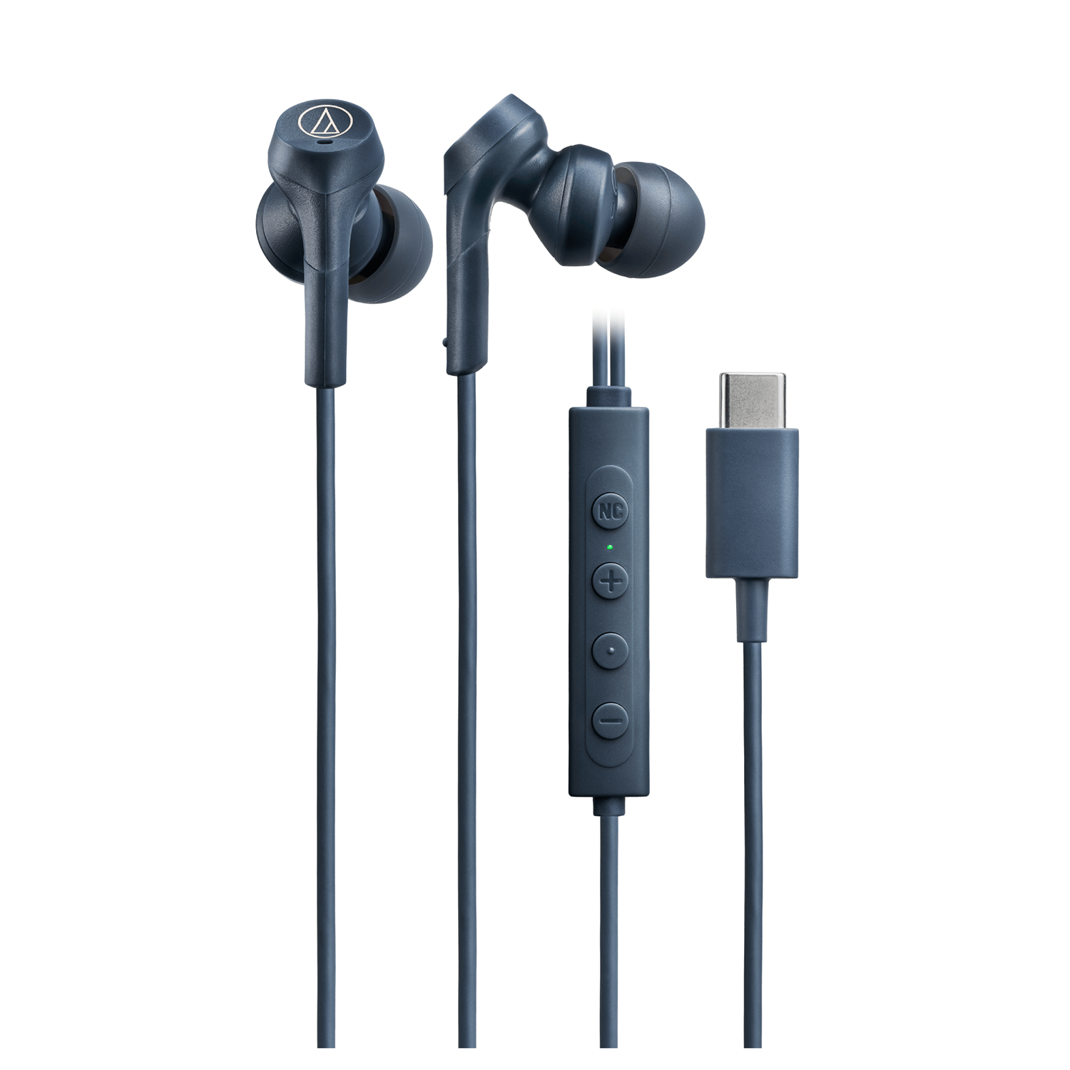Audio-Technica ATH-CKS330NC Wired In-Ear Headphones with Noise Reduction and USB Type-C Connector
