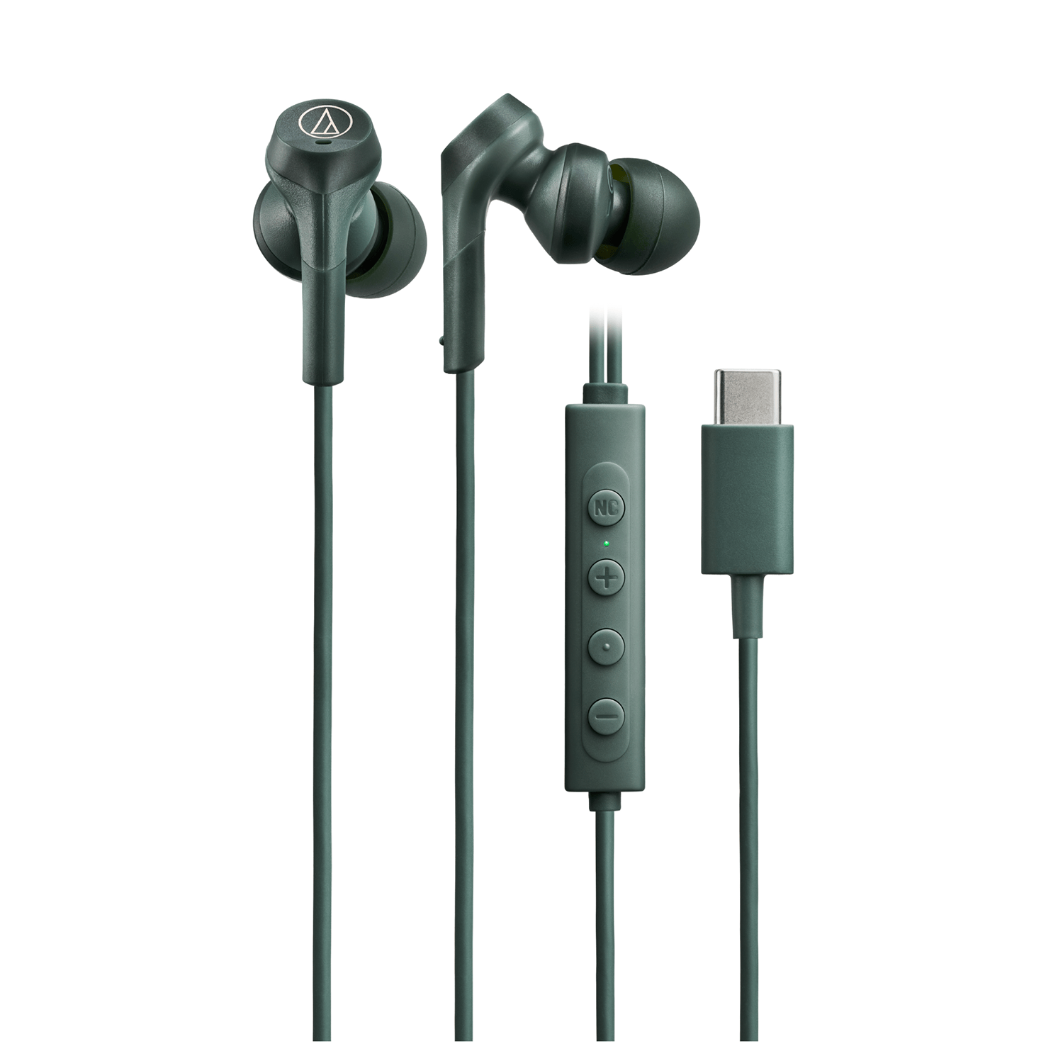 Audio-Technica ATH-CKS330NC Wired In-Ear Headphones with Noise Reduction and USB Type-C Connector