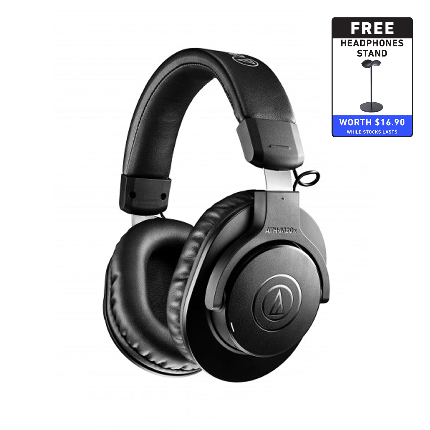 Audio-Technica ATH-M20xBT Professional Bluetooth Monitor Headphones