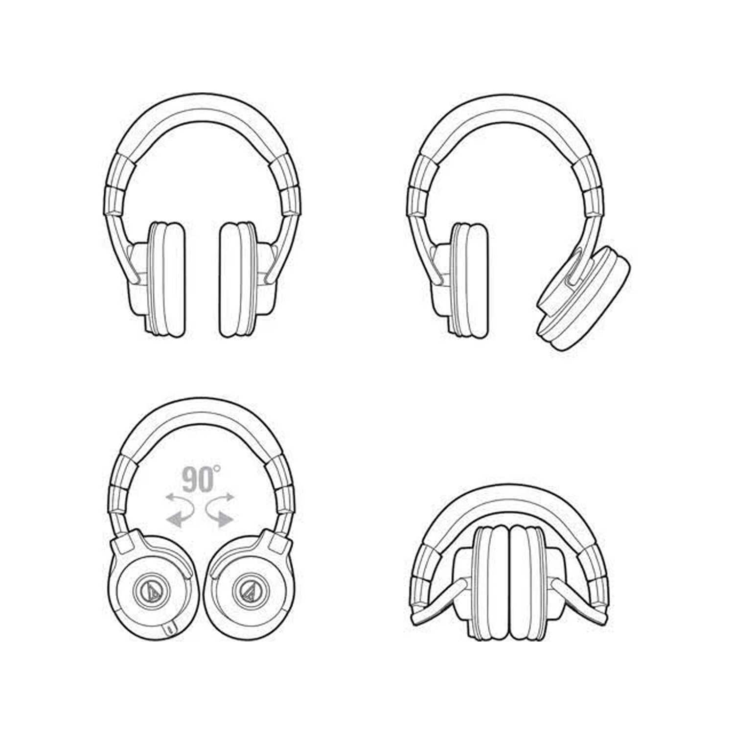 Audio-Technica ATH-M40x Professional Monitor Headphones