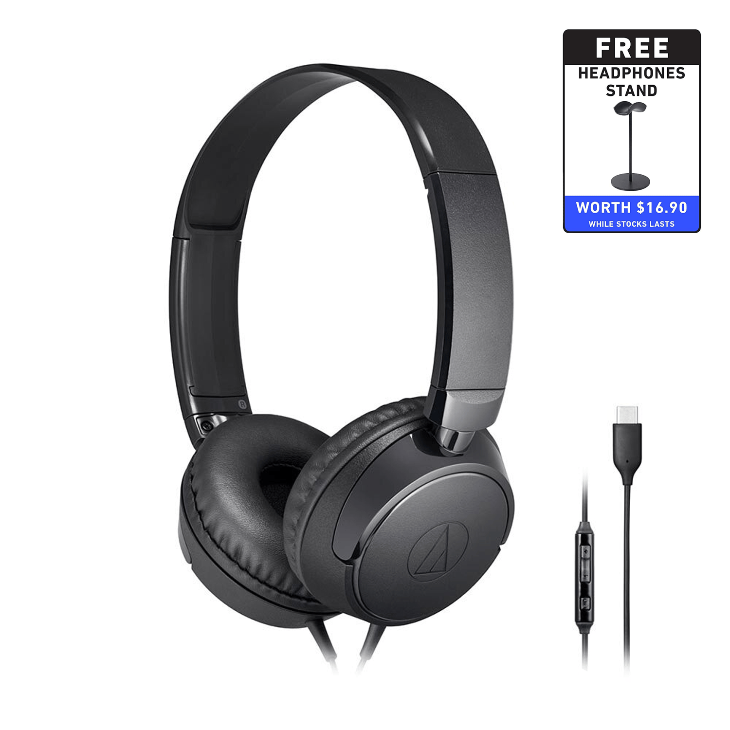 Audio-Technica ATH-S120C USB Type-C Headphones