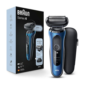 Braun Series 6 61-B1500s Wet & Dry Shaver with Travel Case & Beard Trimmer Attachment