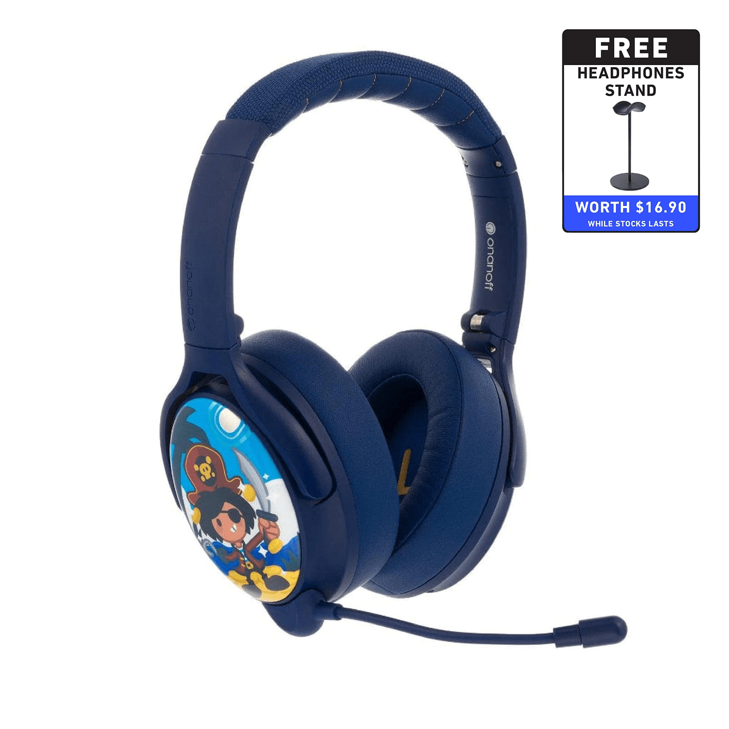 BuddyPhones Cosmos+ Over Ear Headphone