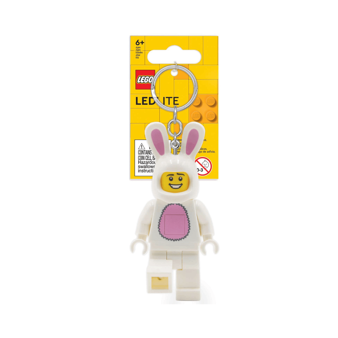 LEGO Iconic Bunny Suit Guy Keychain Light