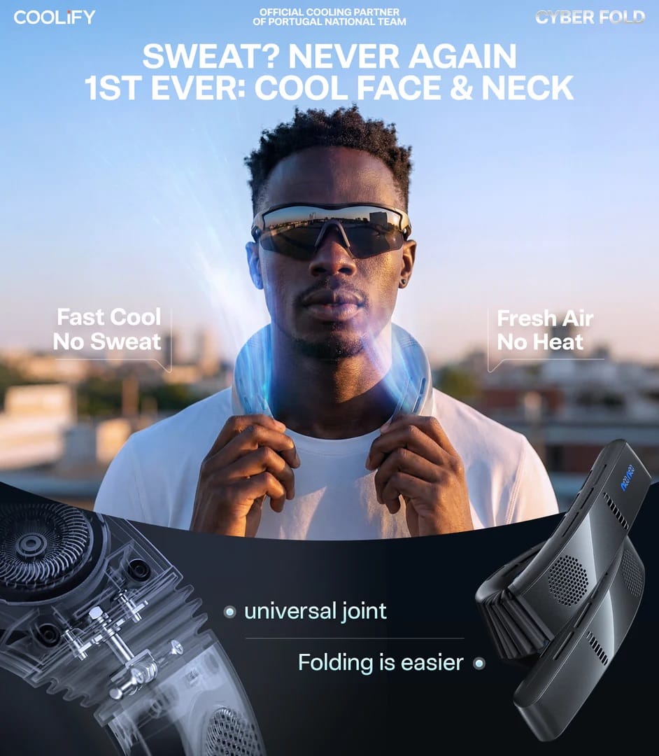 Torras 2026 COOLiFY Cyber Fold AI Neck Air Conditioner