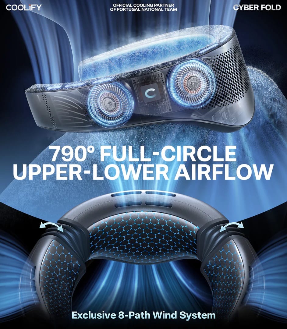 Torras 2026 COOLiFY Cyber Fold AI Neck Air Conditioner