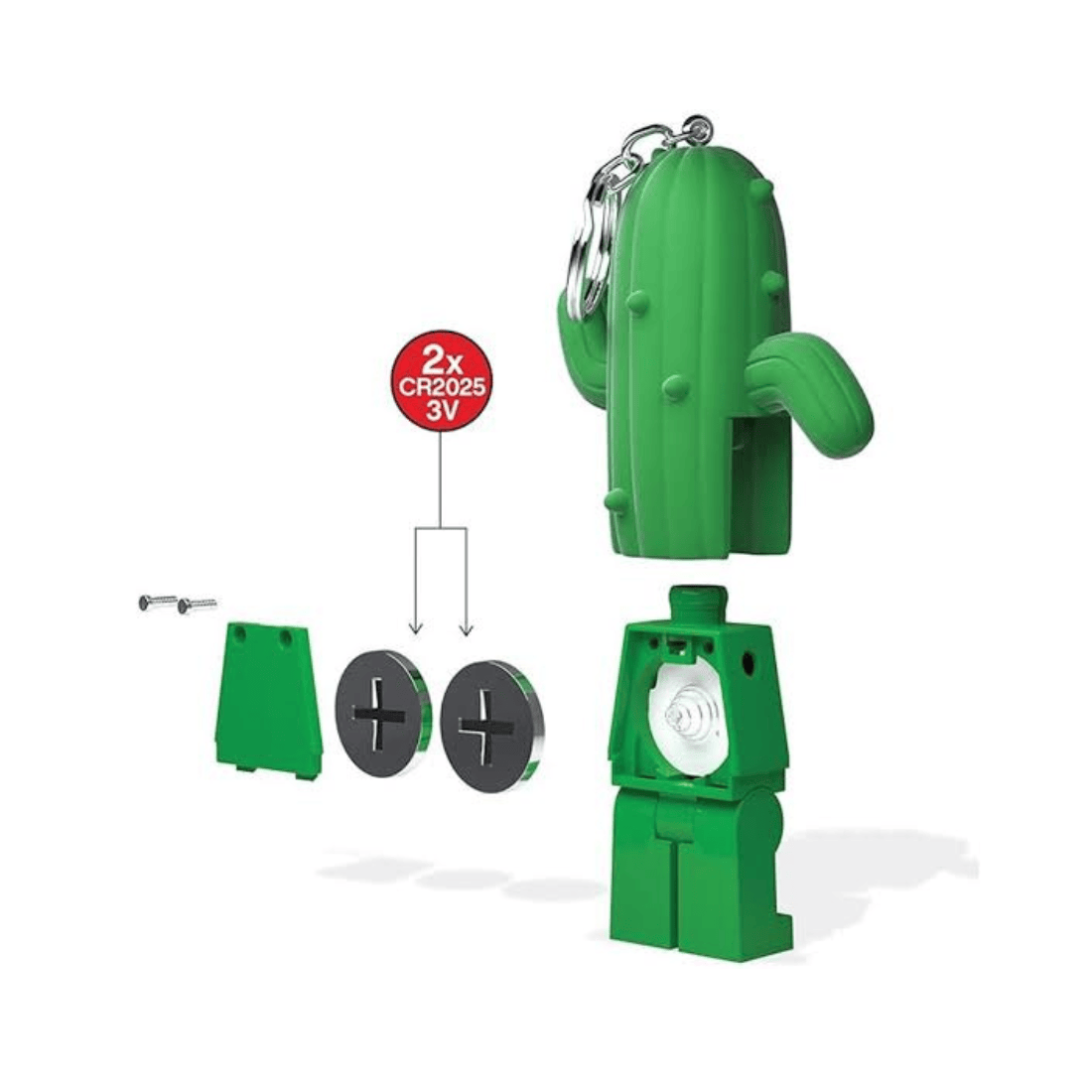 LEGO Iconic Cactus Boy Keychain Light