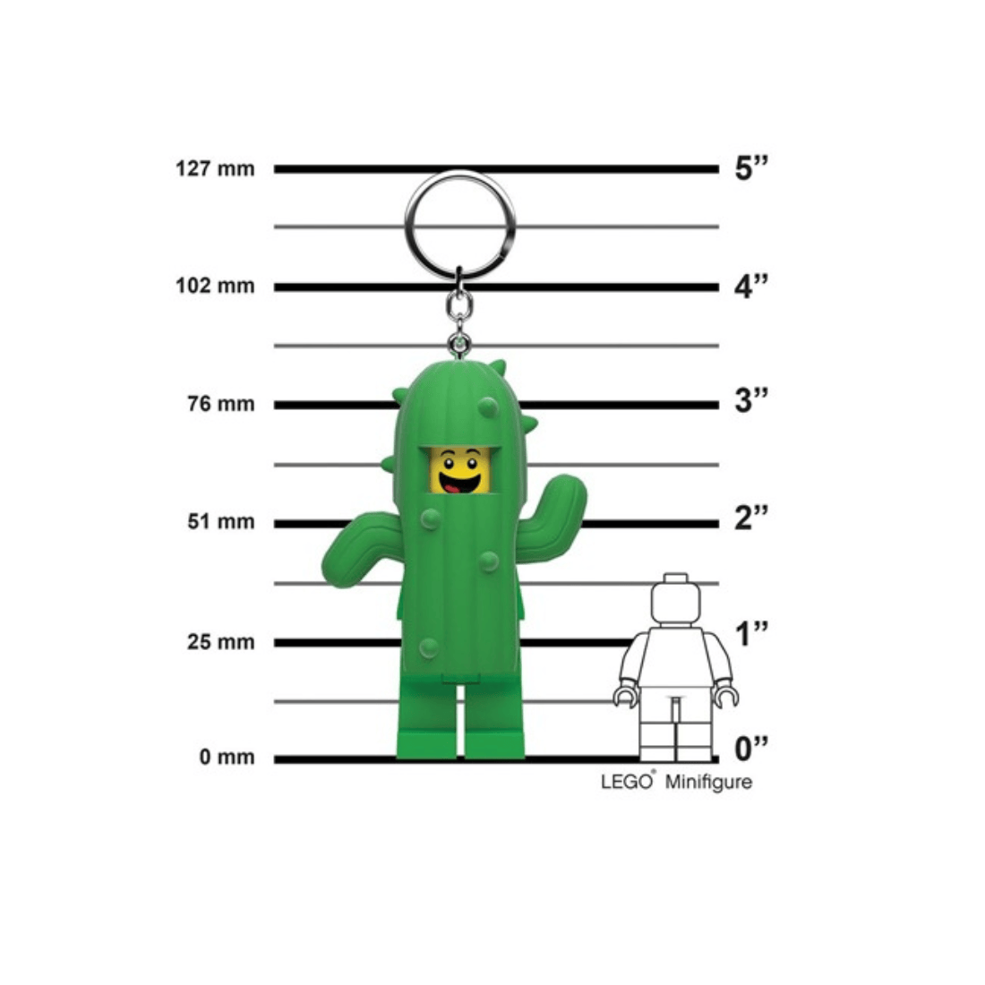 LEGO Iconic Cactus Boy Keychain Light