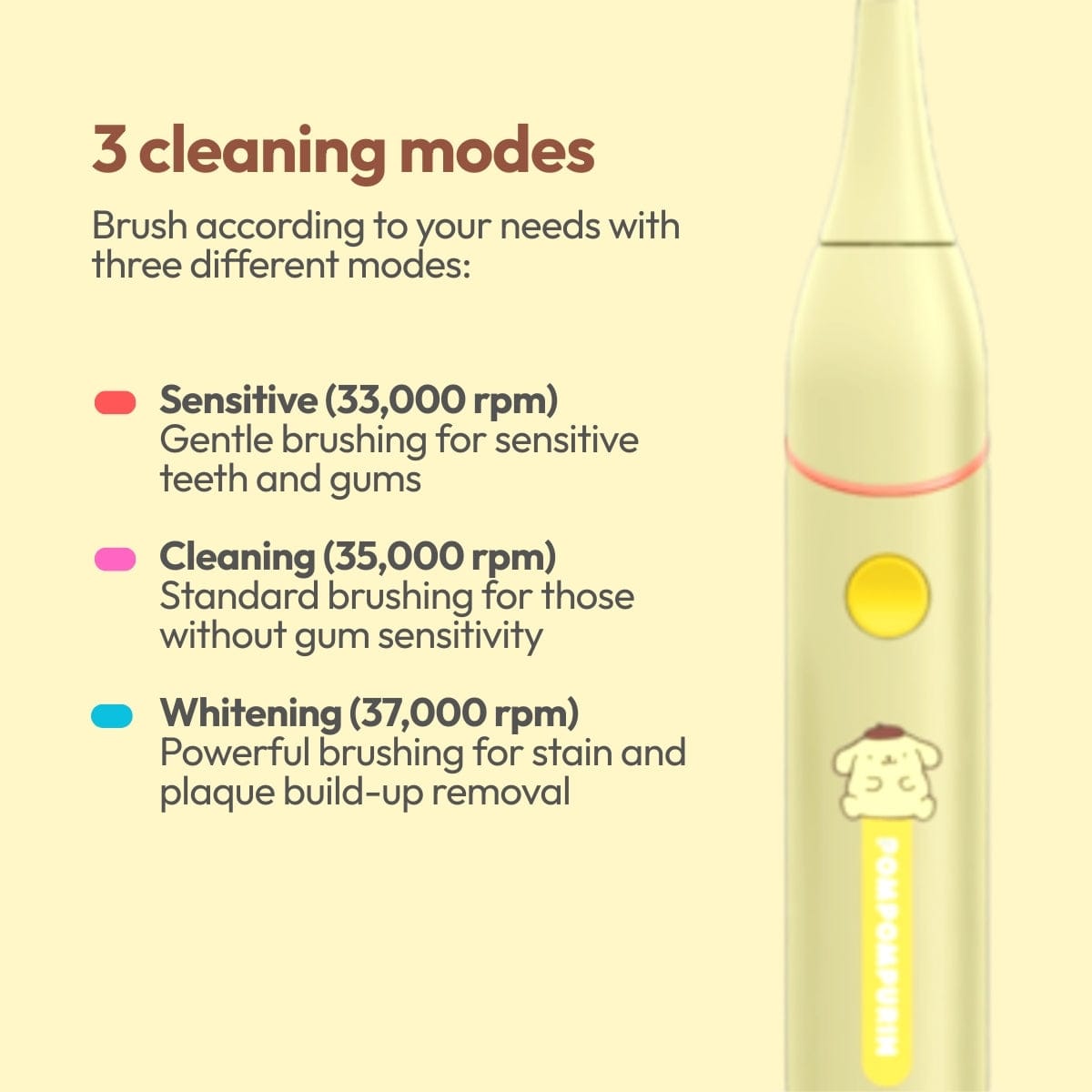 Stryv PocketSmile (Sanrio Collection) Electric Toothbrush