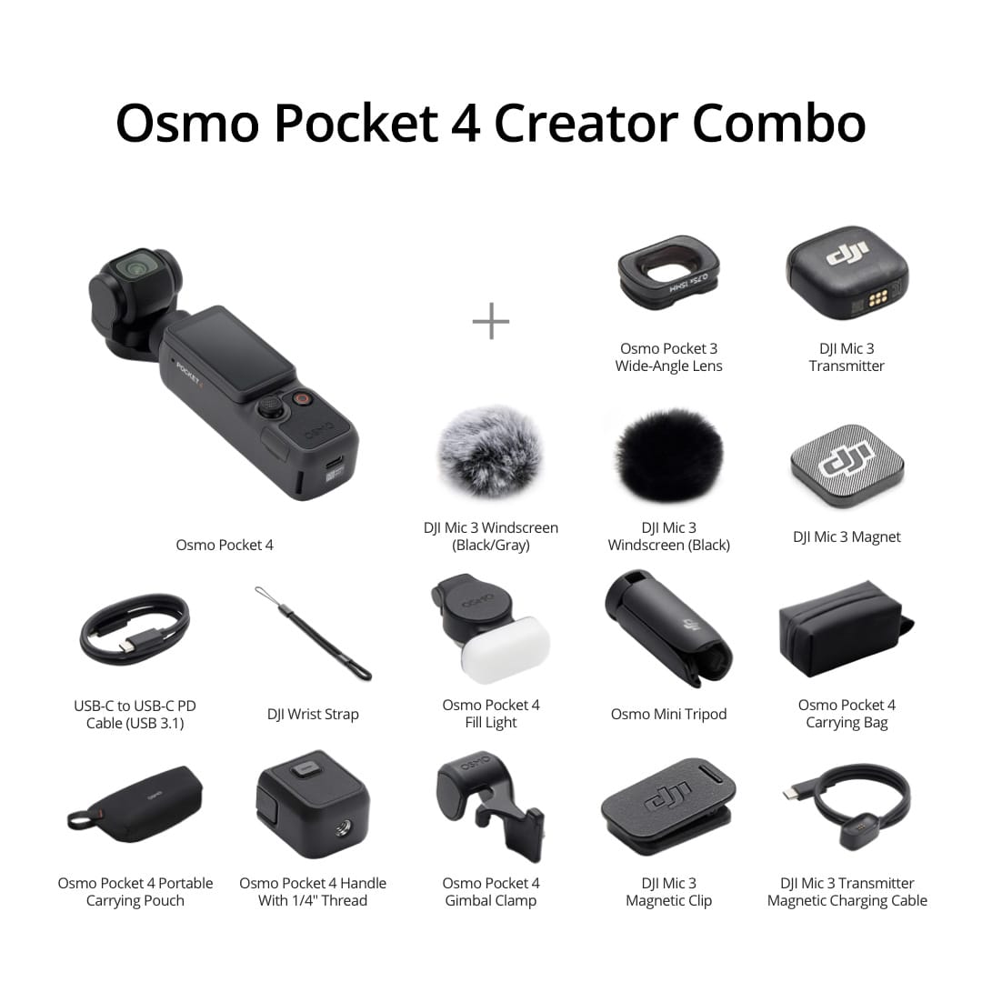 [PRE-ORDER] DJI Osmo Pocket 4 Action Camera (Ships from 23rd April)