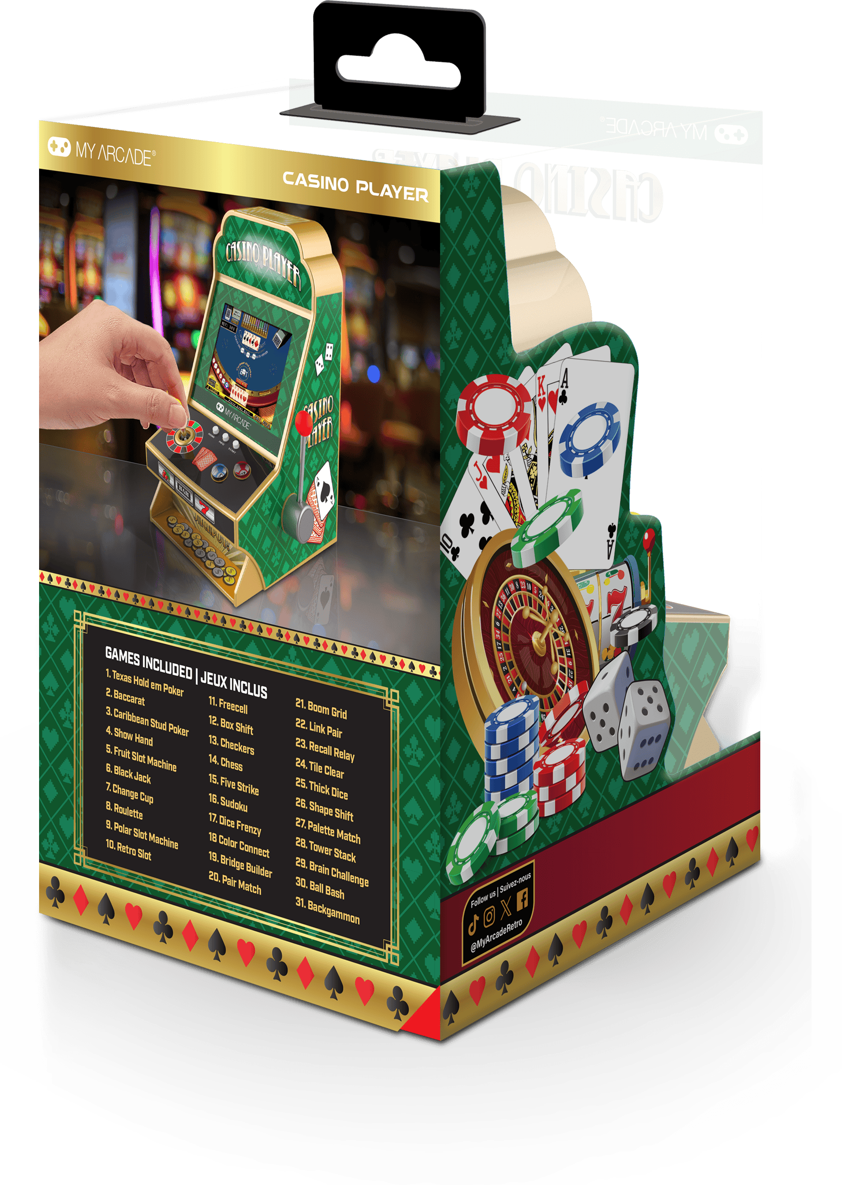 My Arcade Casino Player 3945 Handheld Games